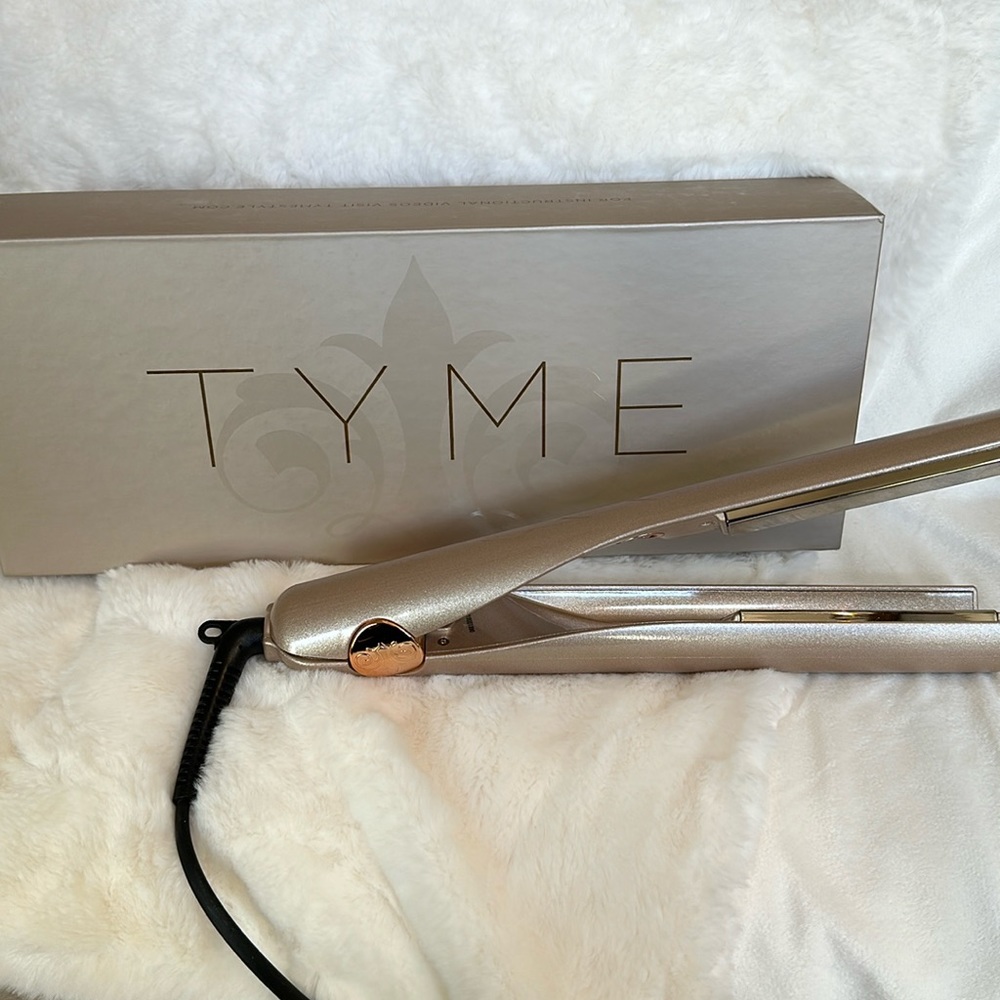 Tyme Iron Pro styling tool in rose gold